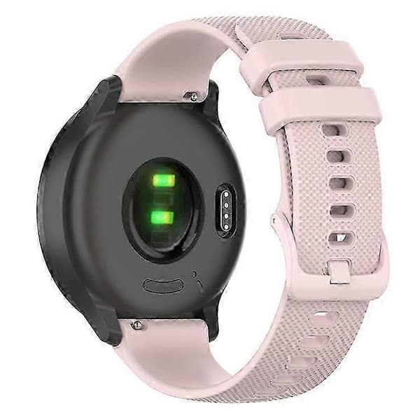 18mm ruudukkoinen silikoniranneke GarminActive S:lle MultiColor
