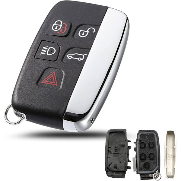 5-knaps nøglehus erstatning til Land Rover Range Rover Evoque Discovery 4 Freelander