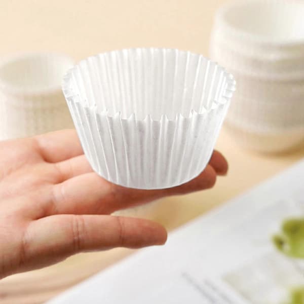 Sæt med 1000 papirkageforme, non-stick papirforme, papirkageforme, papirbagekopper, papirforinger, velegnet til kage Paper tray No. 2