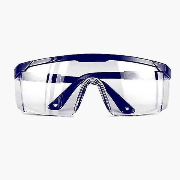 Anti-sprut Øyebeskyttelse Arbeid Vernebriller Vindtette Støvtette Vernebriller Optisk linseramme Sykkelbriller Vernebriller| | Blue