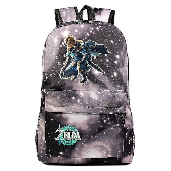 Legend of Zelda Kingdom Print Tonårings skolväska för grund- och gymnasieskola - Unisex Casual Ryggsäck 10