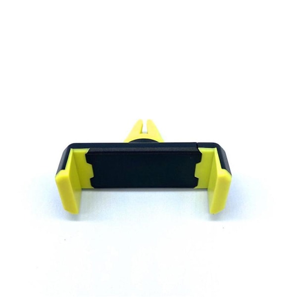 Universal autopuhelimen pidike Ilmatuulettimen kiinnityspidikkeen tuki 4-7 tuuman matkapuhelimen navigointitelineeseen Auton sisäosat - universal auton teline Yellow
