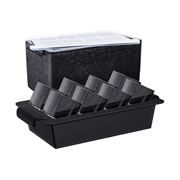 Klar Ice Maker, Klar Ice Square Bakke Lav 8 Big Square Ice Square, Ice Square Maker til cocktails