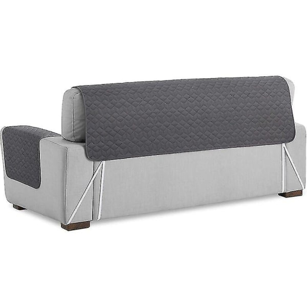 Relax lenestoltrekk, polstret beskyttelse 1-seter. Vendebart quiltet trekk. Farge grå-55*196cm