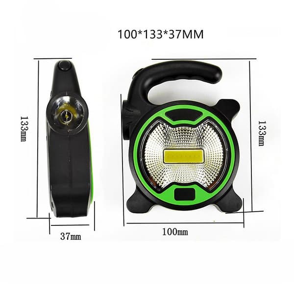 Camping Light Cob Spotlight Camping Lantern Håndholdt Lommelykt