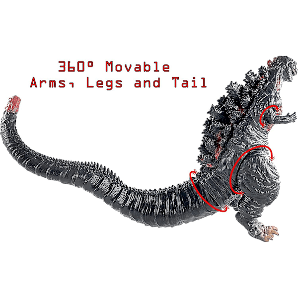 Shin Godzilla, 2021 Movie Series Rörliga Leder Actionfigurer Mjuk Vinyl