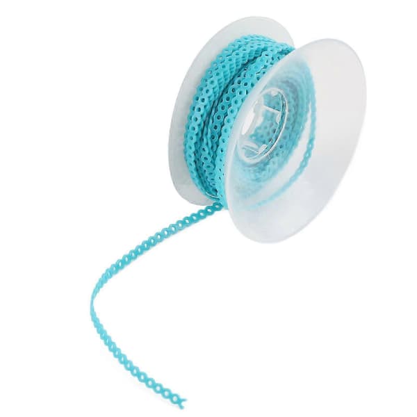 Elastisk kjedestrikk til tannregulering, blå, tannreguleringsutstyr