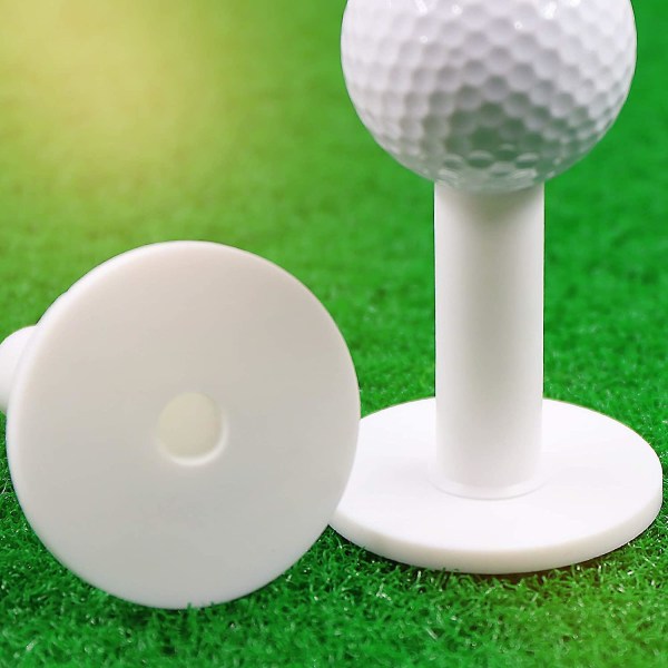 Premium gummi golf t-shirts 5 Pack (blandet pakke) | Fremragende holdbarhed og stabilitet Gummi-T-shirts | Perfekt til golfslagmåtter og udendørs træning