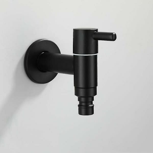 Messing - Udendørs Have Vandhane Bibcock1stk-sort-304 Black