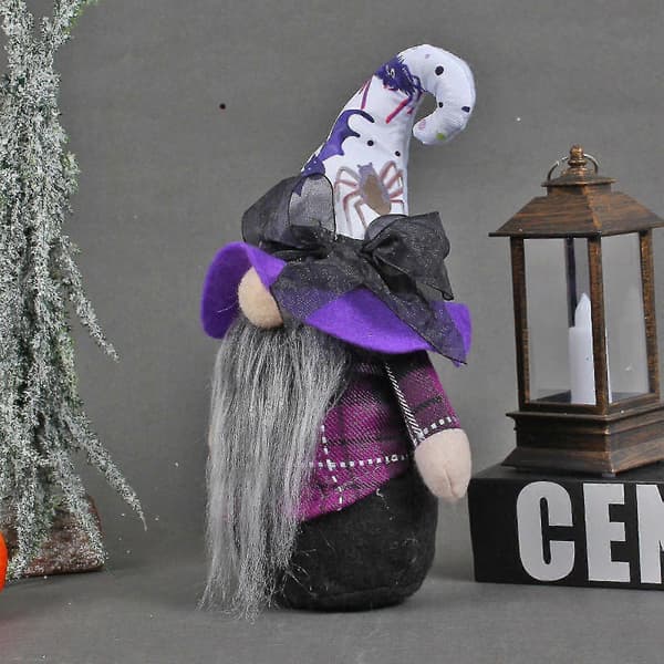 Halloween Dekorationer Häxa Tomte Docka Hänge Dekor Handsömnad Festlayouter