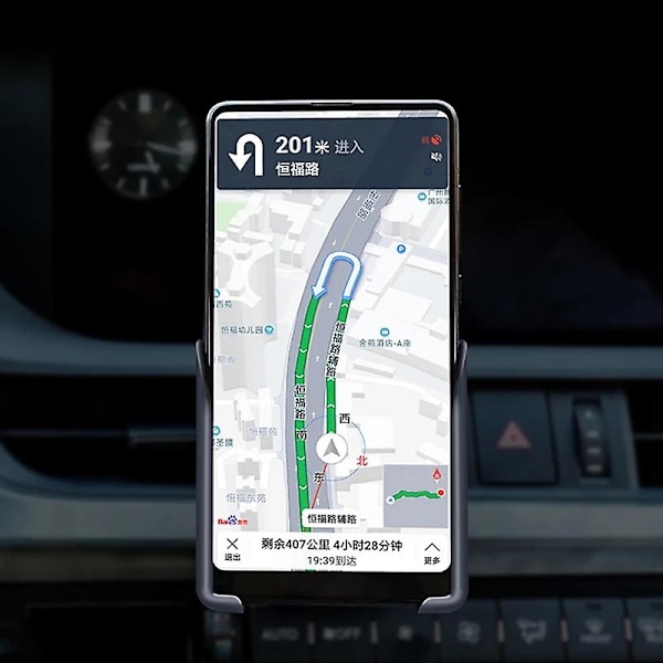Biltelefon Gravity Hållare Stativ Cell Air Vent Mount Support För Iphone 8 X Samsung S20 Bil 360 Rotation Auto Grip Biltillbehör| universal bilfäste Red