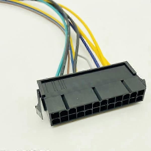 ATX 24-ben til 6-ben strømkabel 30 cm sort modulær forlænger til Elite 8100 8200 8300 800G1 systemer Black