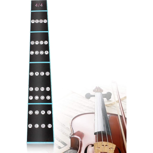 Sl Violin Finger Guide, 4/4 Violin Notes Sticker, Violin Fingerboard Sticker Fretboard Marker For Beginner10pcs)