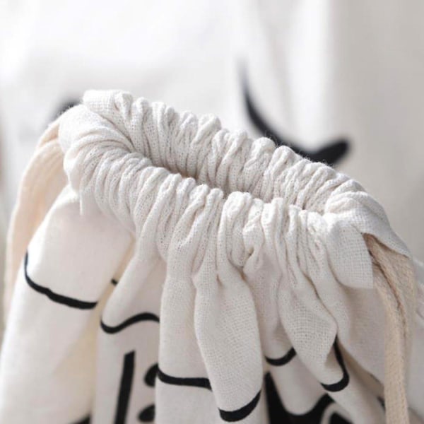 Skitten eller ren vaskepose sammenleggbar ultrakapasitet pustende for oppbevaring av klær hjemmeleker 65x45cm