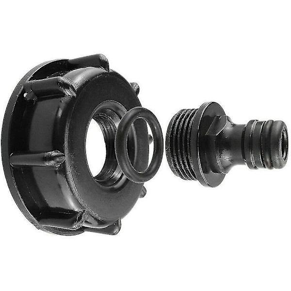 Senrise S60x6 plast Ibc tankadapter Grovgjenget plugg til 1/2" kranadapter for Ibc tonn ventil