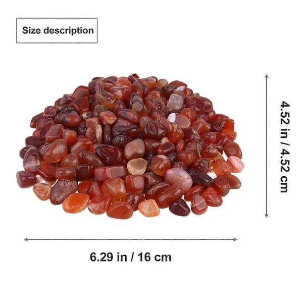 Akvarium Blomsterstenar för Dekoration 1-pack om 500G Röd