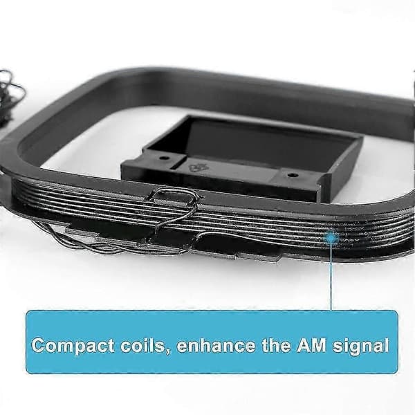 AM/FM Loop Antenne 3-pinners kontakt for HIFI-mottaker lydsystem