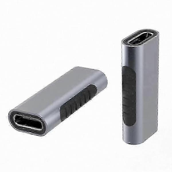 2025 harmaa USB-C naaras-naaras-liitinsovitinmuunnin