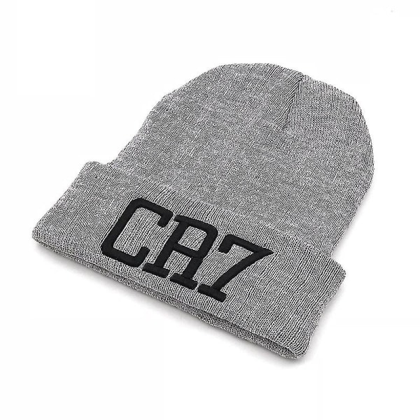 Cr7 Beanies Stickad cap Vinterkepsar Skullies Bonnet Cristiano Ronaldo Vintermössor För Herr Dam Mössa Utomhussport Varm Cap 2018 black 2