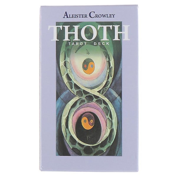 78 kort egyptisk myte spådom Aleister Crowley Thoth Tarot Pocket Guidebook