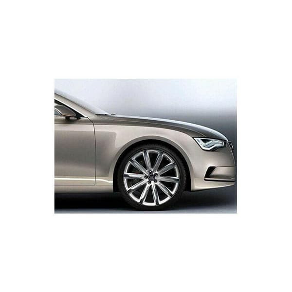 Audi 135mm Navkapsler Sett med 4, Sølv - Modell 4F0601165N