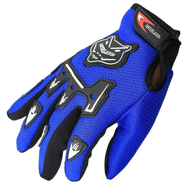 Full Finger Pyöräilyhanskat Bmx Mtb Pyöräily Lapset Lapset Käsineet Pojat Tytöt Blue