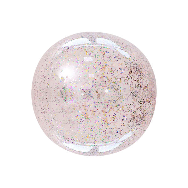 Beach Ball Pool Leker Baller Giant Confettis Glitrer Oppblåsbar Clear Beach Ball A One Size