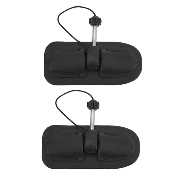 1 Pair Oar Holders Paddle Locks Support Universal for Inflatable Boat Kayak Canoe Dinghy Raft 0.4 inch Iron Core