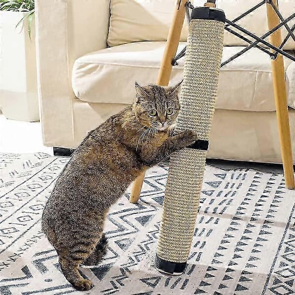 Møbelbeskytter Kattekloringsmatte Sisal Beige med Borrelås