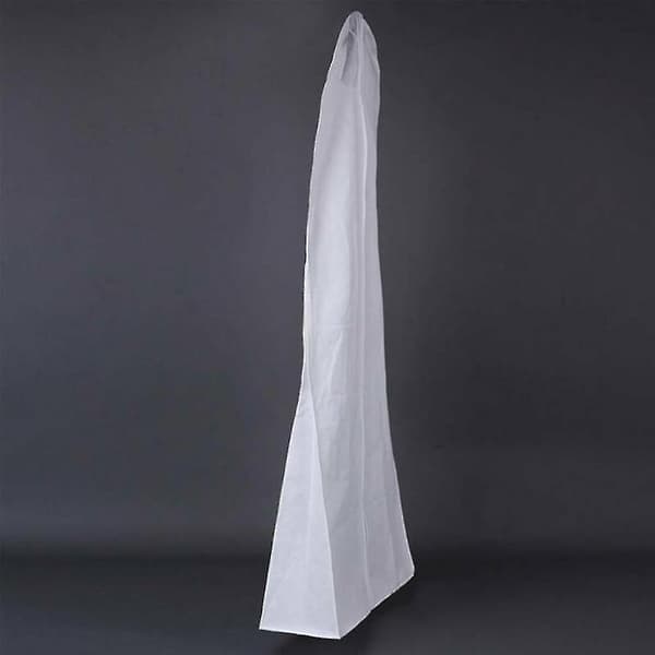 Pustende klespose for brudekjoler - Hvit - 180 cm