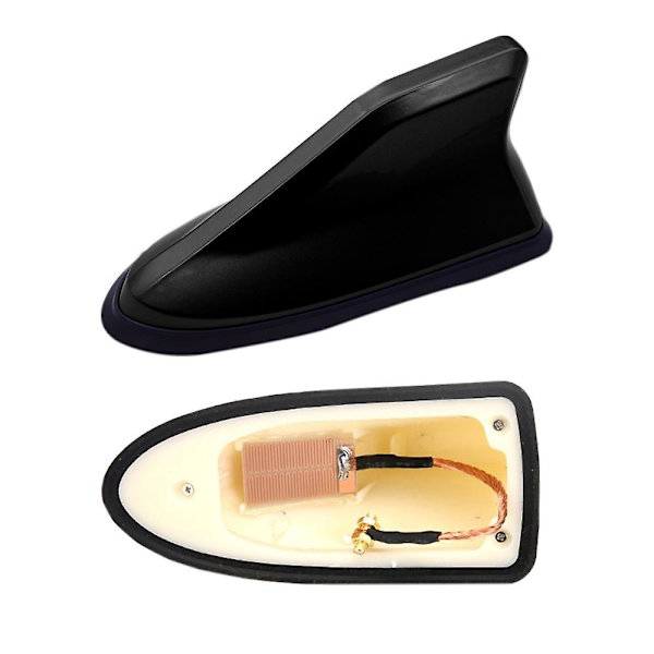 Universal Shark Fin Car Radio Shark Antenni Radio Fm Signal Design Antennit Antenni Auton Styling Sisustus|antennit| Black