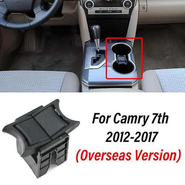 Wooeight 1st Car Center Console Insert Cup Flaska Dryckesavdelare Hållare För Toyota Camry 2006-2017 Highlander Prado - Dryckshållare For Camry 7th B