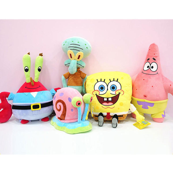 Mjukfylld leksak Svampbob Fyrkant Plyschdocka - Actionfigur Barnpresent