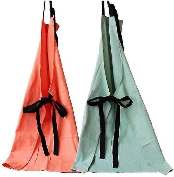 2-pack förkläde för förälder och barn - Sött förkläde med ficka för far, mor och dotter, multifunktionellt