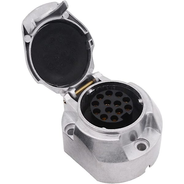 170/5000 Trailer Socket Converter - Vattentät 13 + 1 Dragstift Plugg Caravan Trailer