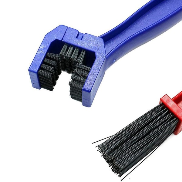 Motorcykel Cykelkæde Rens Børste Plast Cykeludstyr Grunge Brush Cleaner Udendørs Renser Motor Scrubber Værktøj Tilbehør| | Red