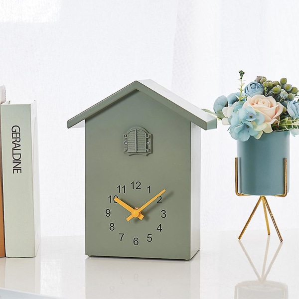 Nordic Style Väggklocka Cuckoo Bird Goes green