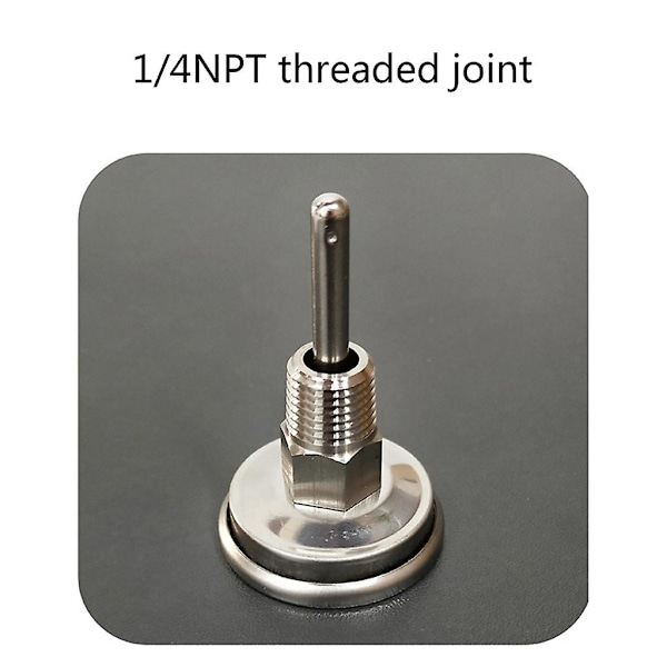 1/4 Npt -10-100/0-220f Urtavla Termometer För Vattenkokare Panntemperaturmätare