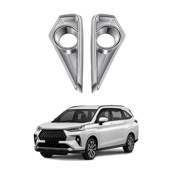 Til Veloz Avanza 2022+ Krom Frontfanger Tåkelys Lampe Deksel Trim Dekorasjon Tilbehør