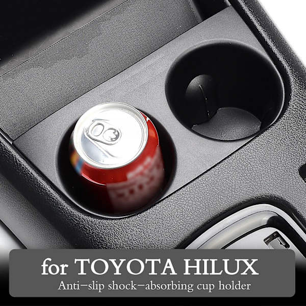 1x Toyota Hilux Sr5 4x4 2015~2021 vesimukin pidike Revo säilytyspidike Auton kuorma-auto juomapullon organizer kiinnitysteline | juomatelineet|