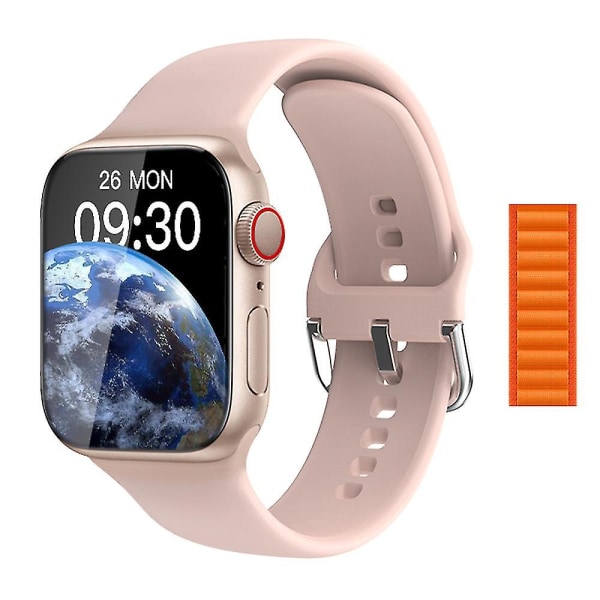 2023 Smart Watch För Apple Smartwatch Series 8 HD-skärm Sport Puls Fitness Tracker Bluetooth Call Män Dam Smartwatch gold and CheNL