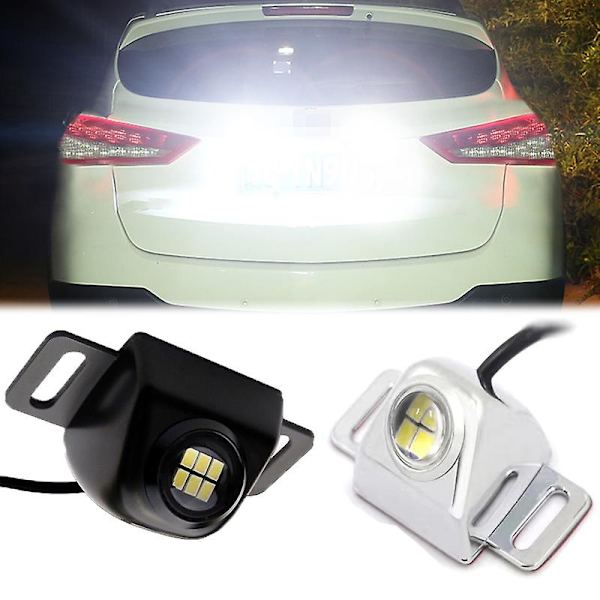 Universal Høy lysstyrke Bil Reversering Blinkende varsellampe Reverslys Auto Motorsykkel Revers Parkering Hale Led Pære Lys| | sliver