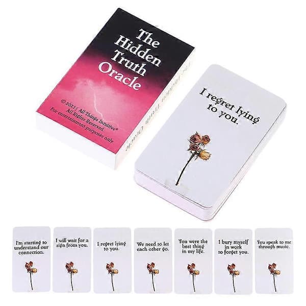 The Hidden Truth Oracle Cards Prophecy Divination Brädspel multicolor