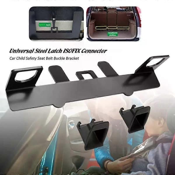 Bilbarnestolsanker - Montering Universal Bilbarnestolssele ISOFIX Bilbarnesele Dropship
