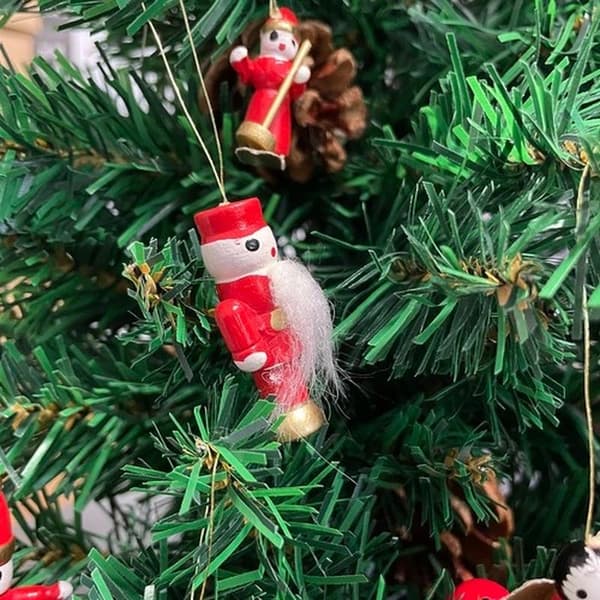 Christmas Tree Decorations / Wooden Figures - 30 pcs 160
