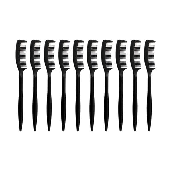 Miniature Eyebrow Eyelash Comb Plastic Eyelash Care Tool Compact 10pcs
