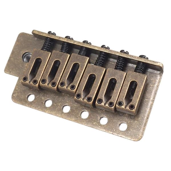 6-strängars gitarr Tremolo Bridge Single Shake Assembly System för SQ ST Elgitarrtillbehör bronze