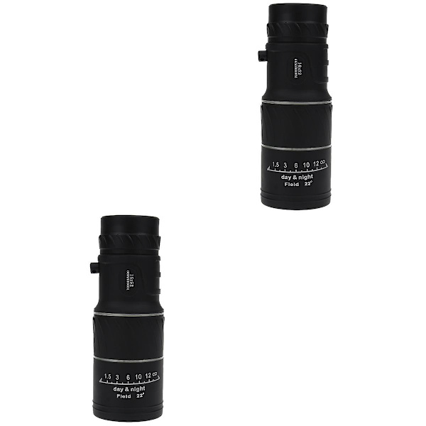 2 stk 16x52 Dual Focus Monokulær Zoom Teleskop Monokulært Kikkert Til Jagt Camping Overvågning
