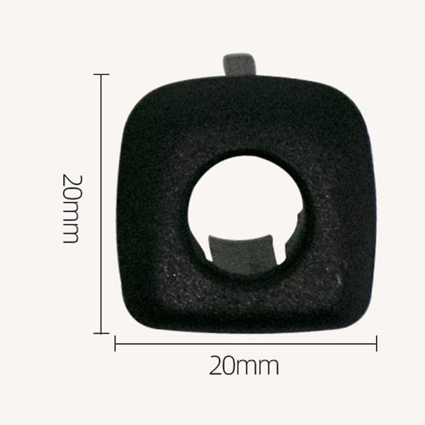 Dørstiftguide Trim Panel Låseknapp Knappdeksel Svart Bil For Dør Og Vindu For - 5 Series F1