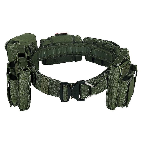 Idogear 2 tommer taktisk bælte Quick Release Metalspænde Molle Airsoft Herrebælter Camo 3415 Black cp